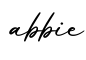 单词abbie书写