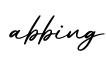 单词abbing书写