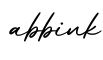单词abbink书写
