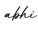 单词abhi书写