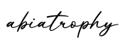 单词abiatrophy书写