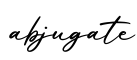 单词abjugate书写
