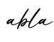 单词abla书写