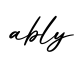 单词ably书写