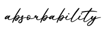 单词absorbability书写