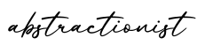 单词abstractionist书写