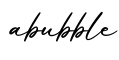 单词abubble书写