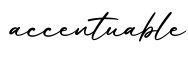 单词accentuable书写