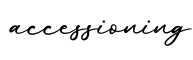 单词accessioning书写