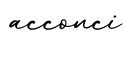 单词acconci书写