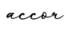 单词accor书写
