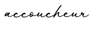 单词accoucheur书写