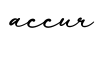单词accur书写