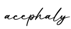 单词acephaly书写