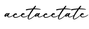 单词acetacetate书写