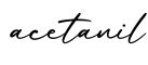 单词acetanil书写