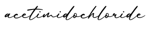 单词acetimidochloride书写