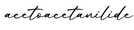 单词acetoacetanilide书写