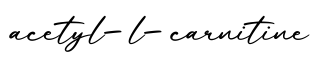 单词acetyl-l-carnitine书写