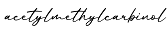 单词acetylmethylcarbinol书写