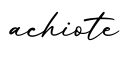 单词achiote书写
