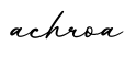 单词achroa书写