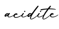 单词acidite书写
