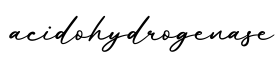 单词acidohydrogenase书写