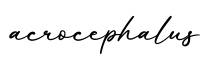 单词acrocephalus书写