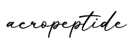 单词acropeptide书写