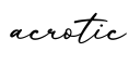 单词acrotic书写