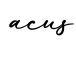 单词acus书写