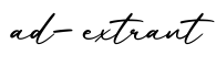 单词ad-extrant书写