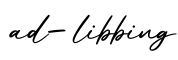 单词ad-libbing书写
