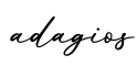 单词adagios书写