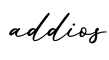 单词addios书写