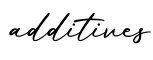 单词additives书写