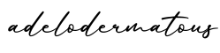 单词adelodermatous书写