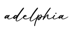 单词adelphia书写