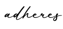 单词adheres书写