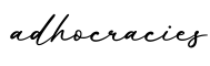单词adhocracies书写