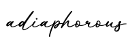 单词adiaphorous书写