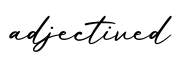 单词adjectived书写