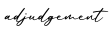 单词adjudgement书写