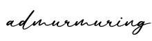 单词admurmuring书写