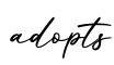 单词adopts书写