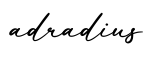 单词adradius书写