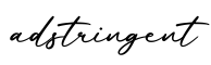 单词adstringent书写