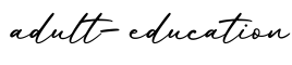 单词adult-education书写