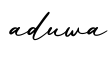单词aduwa书写